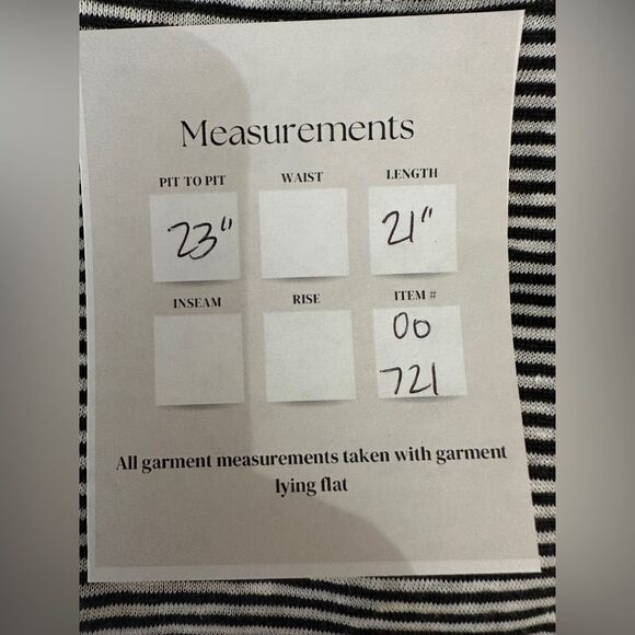 EILEEN FISHER 100% ORGANIC LINEN SHORT SLEEVE STRIPED T- SHIRT TOP Petite Small - Picture 10 of 10